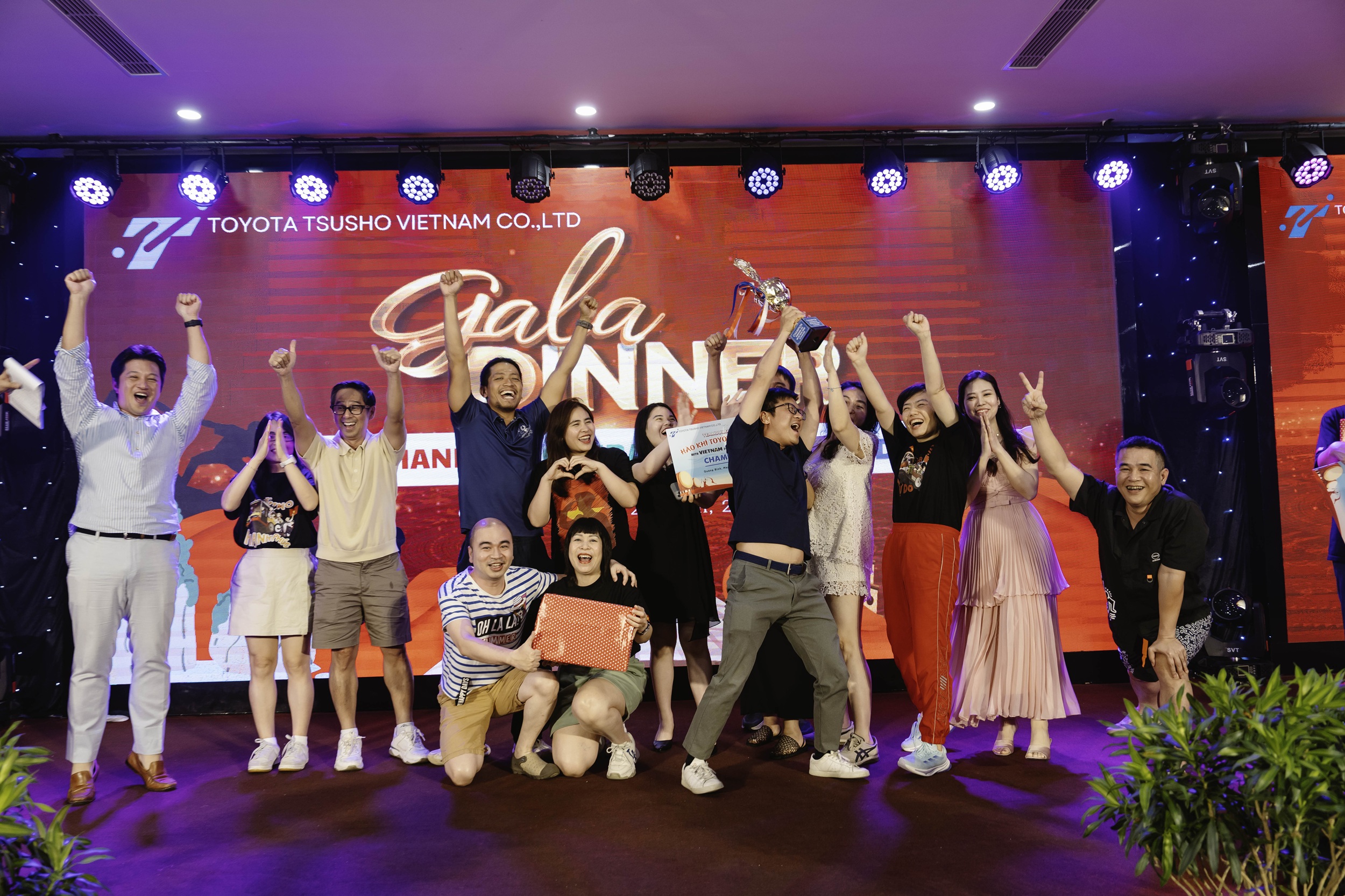 đêm Gala Dinner vui nhộn và hoành tráng của Toyota Tsusho